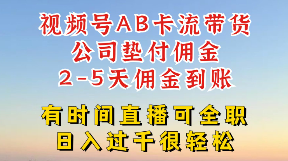 视频号独家AB卡流技术带货赛道，一键发布视频，就能直接爆流出单-猫抓网赚